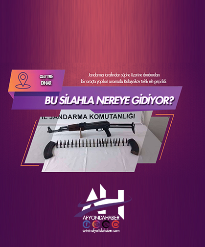 Şüphe üzerine durdurulan otomobilde Kalaşnikov ele geçirildi